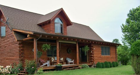 The Buffy Pad System For Log Homes - The 3 Pad System for Logs