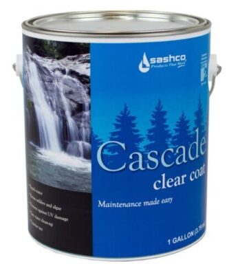 One gallon of Cascade Clear coat paint
