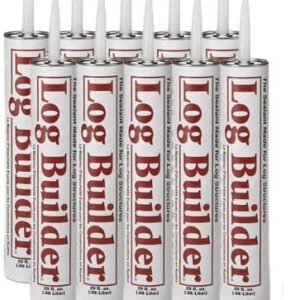 10 cartridges of white Log Builder Tubes